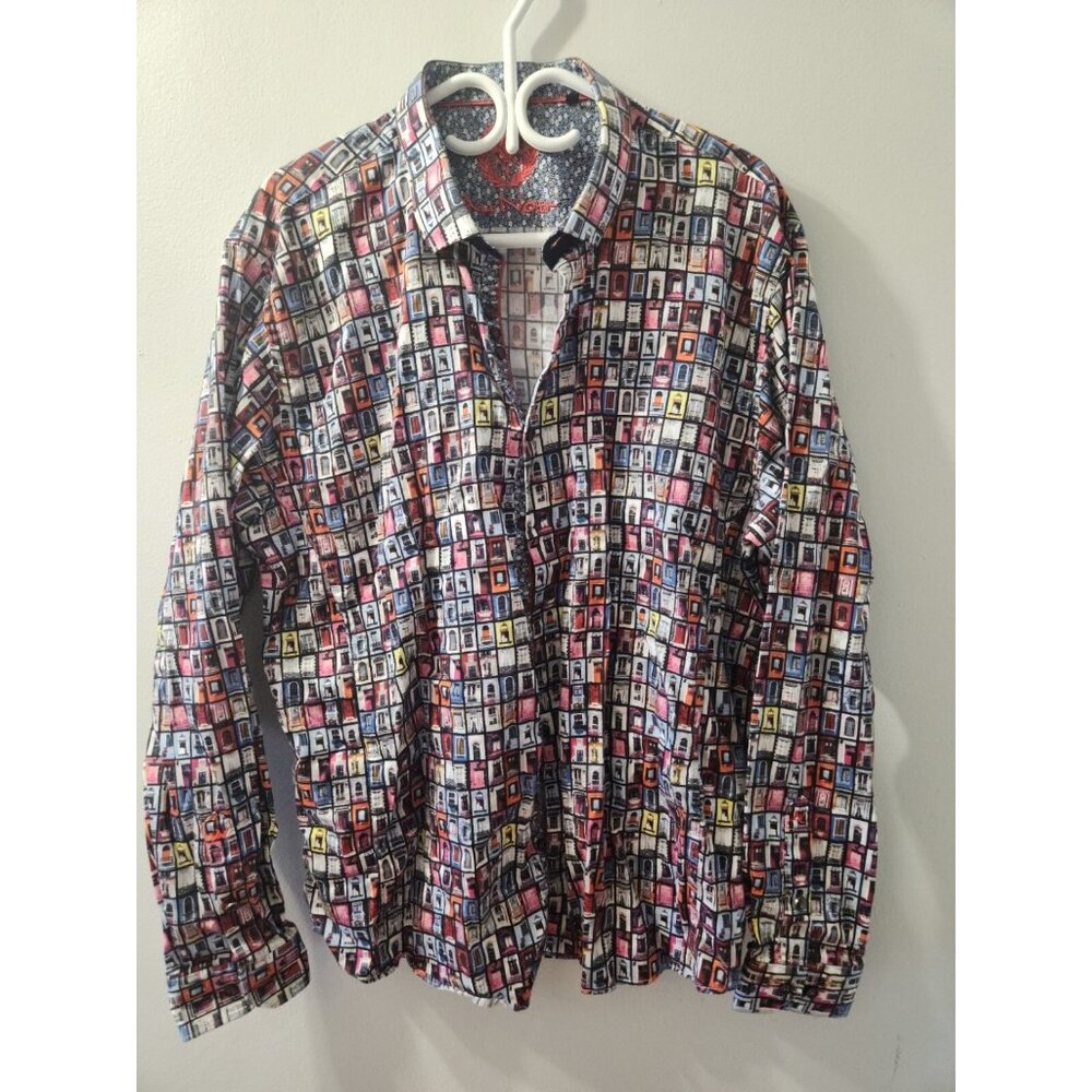 Au Noir Long Sleeves Men Shirt Size 7 Pre-Owned